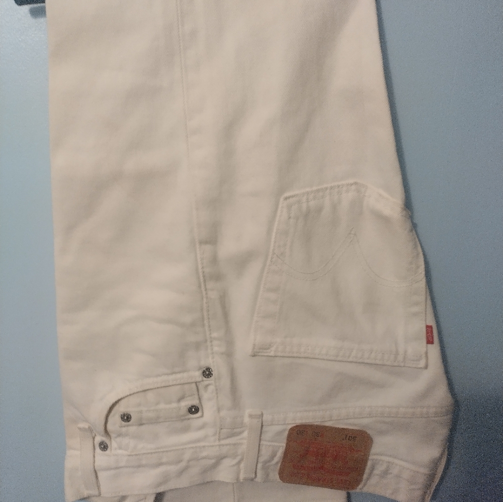 Levi's 501 men's white 30/30